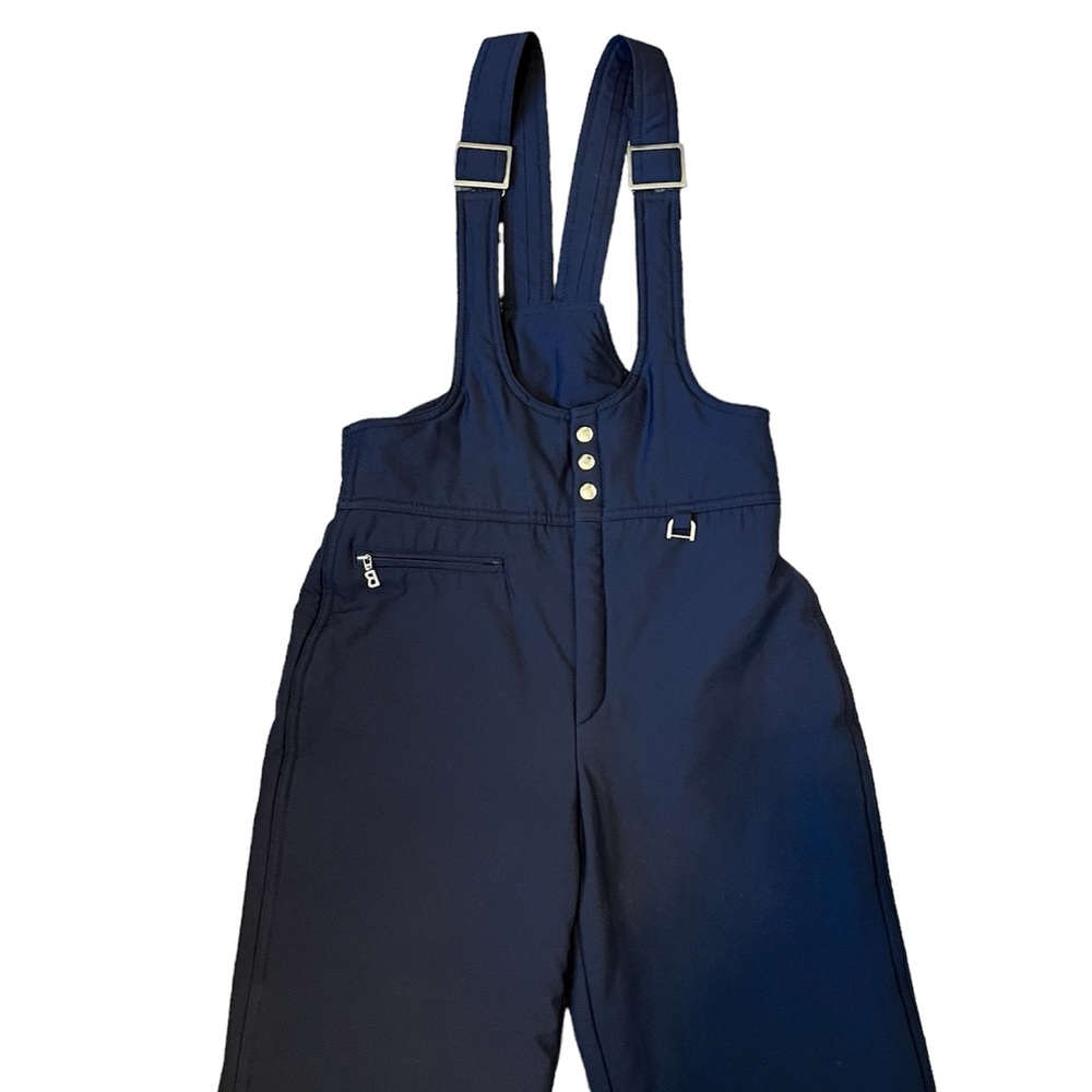 Vintage 90s Bogner Navy Ski Bib Snowsuit Winter Outerwear